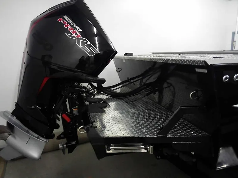 Slide: The Image of 2024 Smoker Craft Phantom 20 X2 OS with Mercury Pro XS outboard motor. - 6