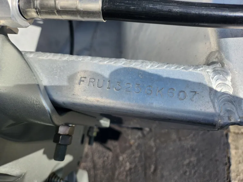 Slide: The Image of Hull identification number on 2007 Odyssey Pontoons 222C. - 22