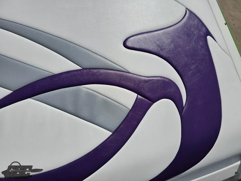 Slide: The Image of Abstract purple and gray design on Nordic 28 Heat MCOB, 2007 model upholstery. - 44