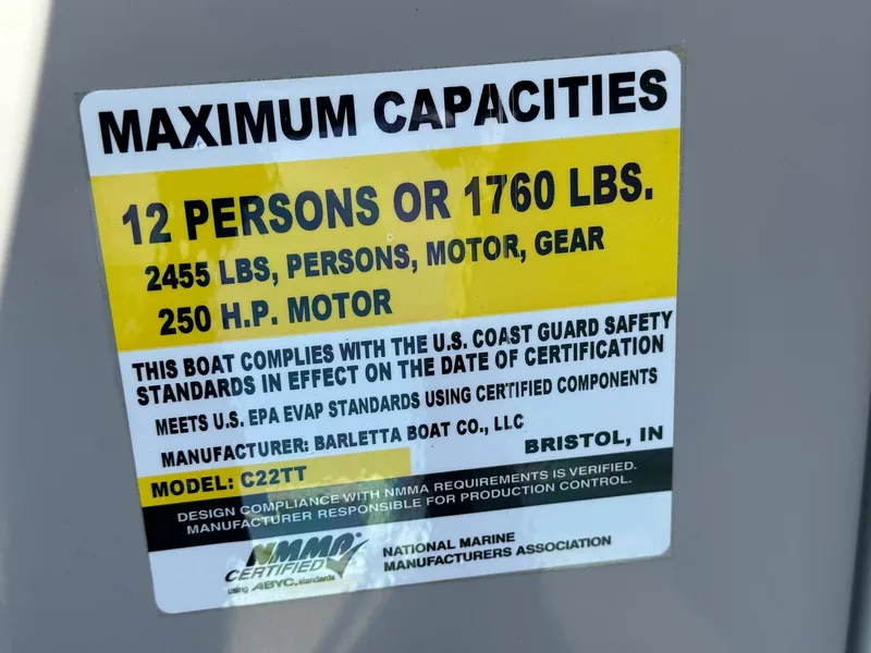 Slide: The Image of Barletta Cabrio Ultra-Lounge C22UC w/ 250HP Mercury Verado! 2025 - 11