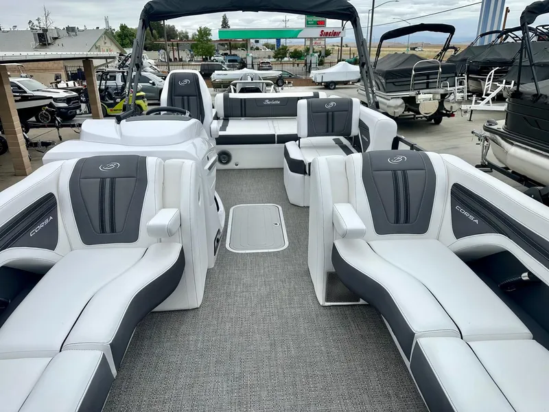Slide: The Image of Barletta Corsa Ultra-Lounge 25U w/ 350HP Mercury V10! 2025 - 6