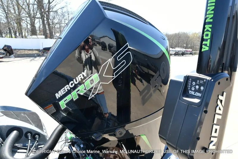 Slide: The Image of Mercury Pro XS engine on 2021 Nitro Z20 Pro Pack boat with Minn Kota Talon. - 25