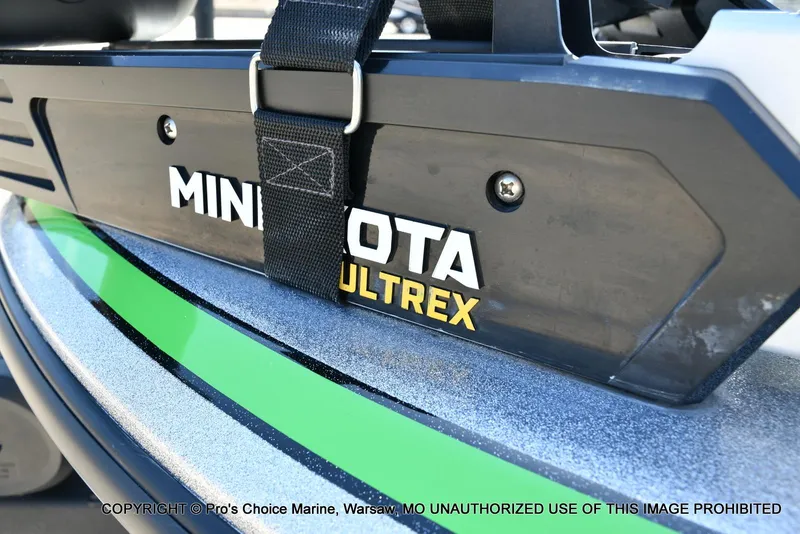 Slide: The Image of Minn Kota Ultrex motor on 2021 Nitro Z20 Pro Pack boat. - 30