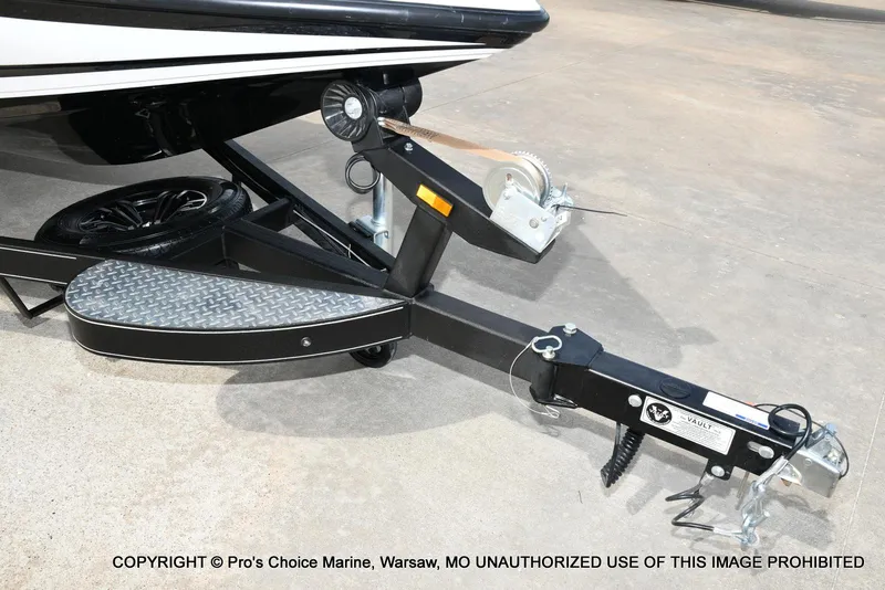 Slide: The Image of Trailer hitch of 2023 Caymas CX 18 boat with 150 Mercury Pro-XS 4 Stroke engine. - 33
