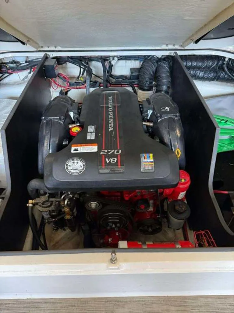 Slide: The Image of Volvo Penta 270 V8 engine in a 2014 Regal 2300 boat. - 10