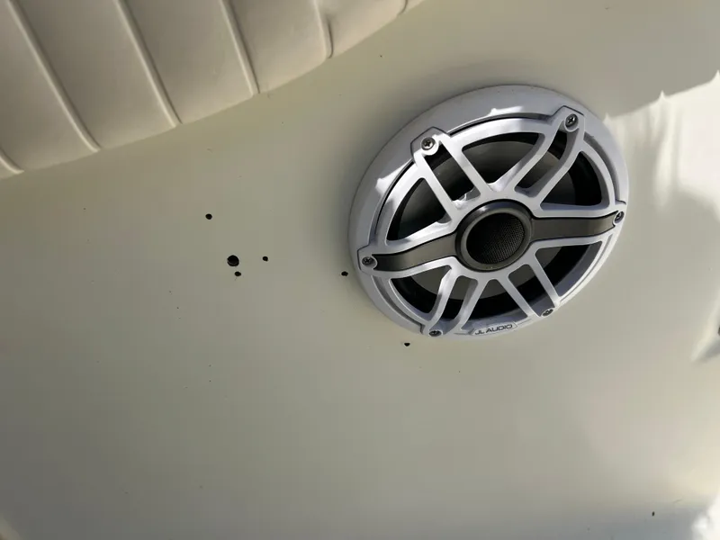 Slide: The Image of Speaker on 2012 Hydra-Sports 3400 CC boat interior. - 46