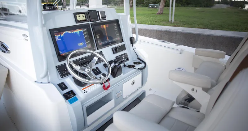 Slide: The Image of Cobia 320 Center Console 2026 - 13