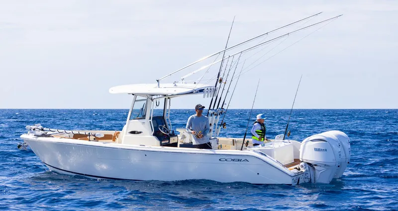 Slide: The Image of Cobia 285 Center Console 2026 - 2