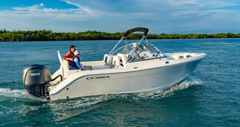 Slide: The Image of Cobia 220 Dual Console 2026 - 2