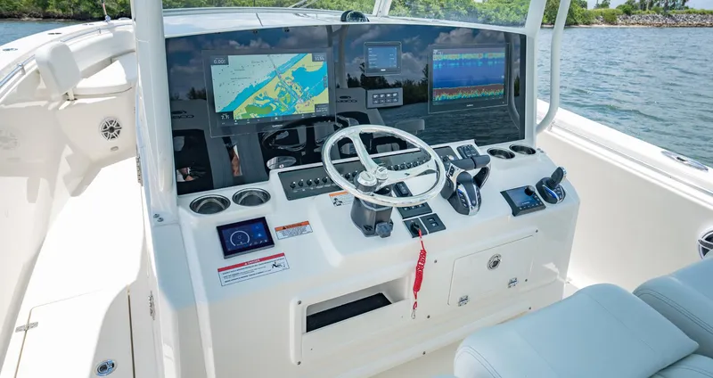 Slide: The Image of Cobia 350 Center Console 2026 - 16