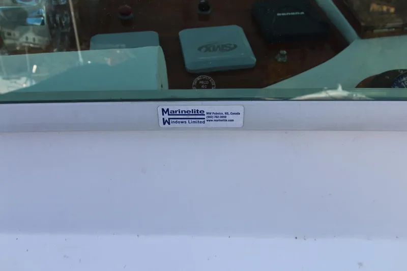 Slide: The Image of Sticker on Holland 32 boat window, MarineLite Windows Limited, 2020 model. - 14