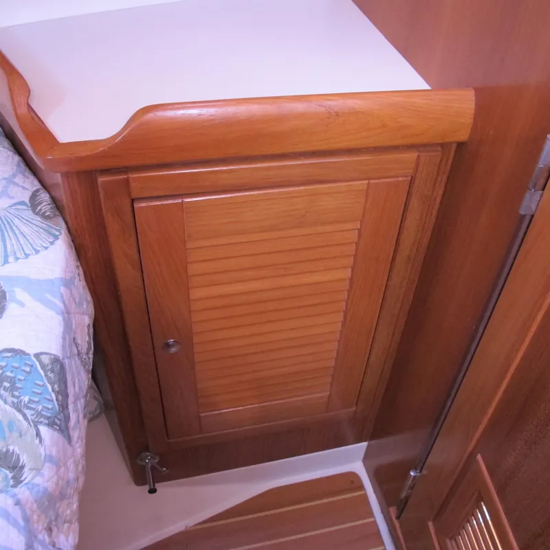 Slide: The Image of Wooden cabinet in 2007 Catalina 387 yacht interior. - 40