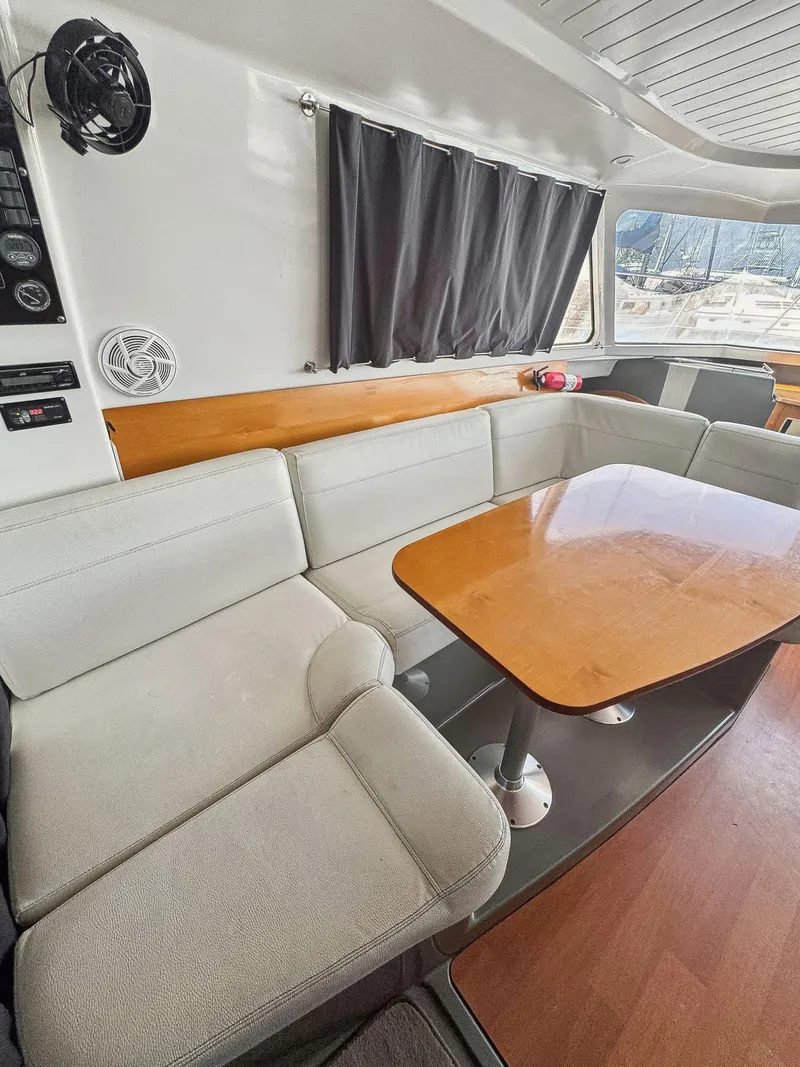 Slide: The Image of Compact kitchen sink area on 2005 Fountaine Pajot HIGHLAND yacht with modern fixtures. - 28
