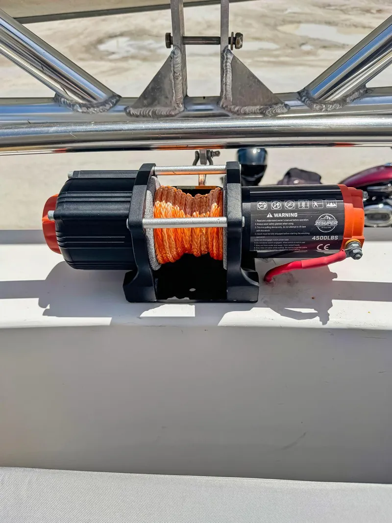 Slide: The Image of Stainless steel grill on 2005 Fountaine Pajot HIGHLAND yacht deck, surrounded by boats. - 37