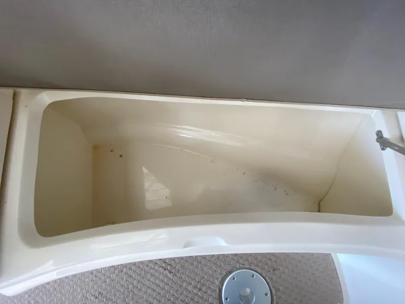 Slide: The Image of 2012 Sea Ray 270 SLX storage compartment interior view. - 41