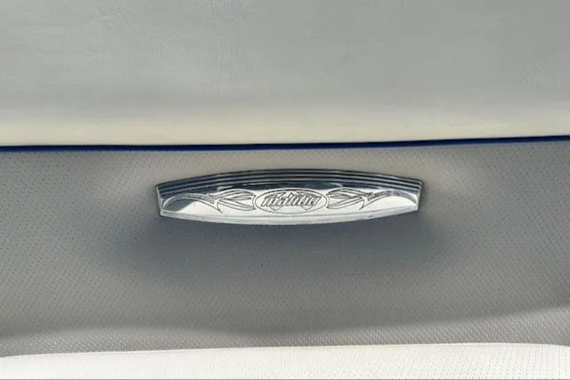 Slide: The Image of 2003 Malibu Wakesetter VLX interior detail with branded handle. - 10