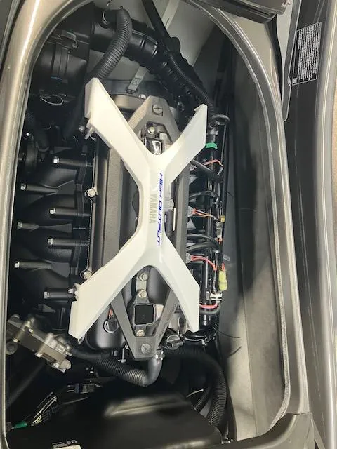 Slide: The Image of 2025 Yamaha WaveRunner FX HO engine compartment, showcasing advanced design and components. - 11