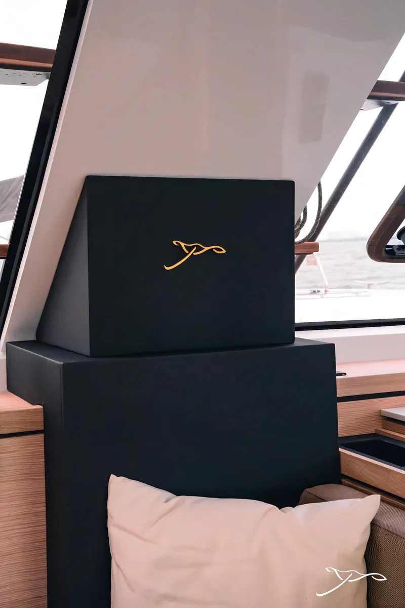 Slide: The Image of Interior of 2025 Nautitech 40 Open yacht, featuring modern design and elegant detailing. - 39