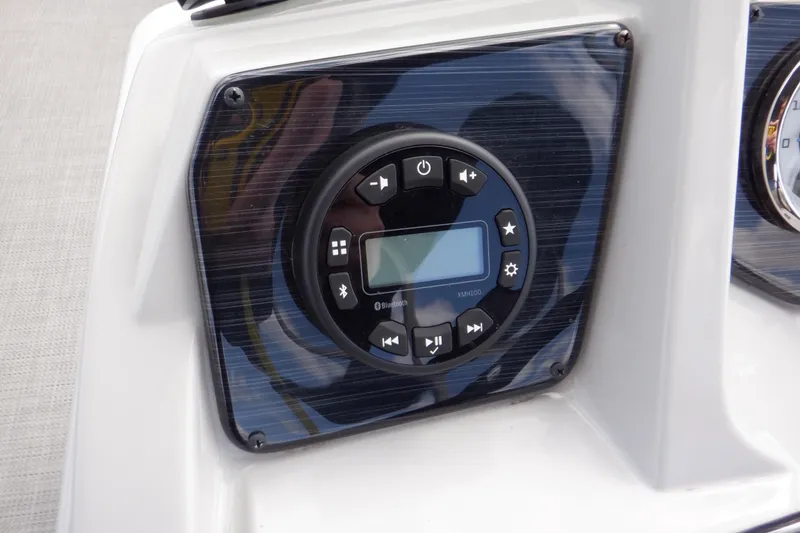 Slide: The Image of Dashboard of 2024 SunChaser Geneva Cruise 22 LR DH boat with gauges. - 21