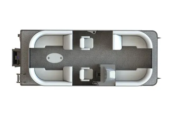 Slide: The Image of 2024 SunChaser Geneva Cruise 22 LR DH with Mercury 90 engine, rear view. - 7