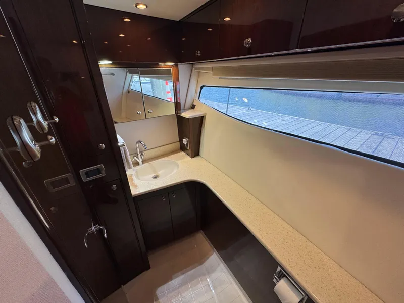 Slide: The Image of 27 2007 Marquis 55 Owners State Room Ensuite Sink - 26