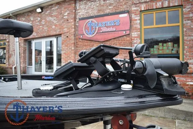 Slide: The Image of 2019 Phoenix Bass Boats 920 at Thayer's Marine, featuring Minn Kota trolling motor. - 9