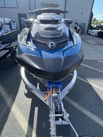 Slide: The Image of 2018 Sea-Doo Waverunner GTX on trailer, parked outdoors. - 12