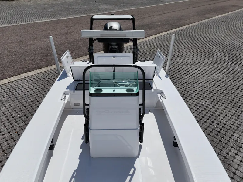 Slide: The Image of 2025 Action Craft 17 Flats boat with sleek design and modern features. - 62