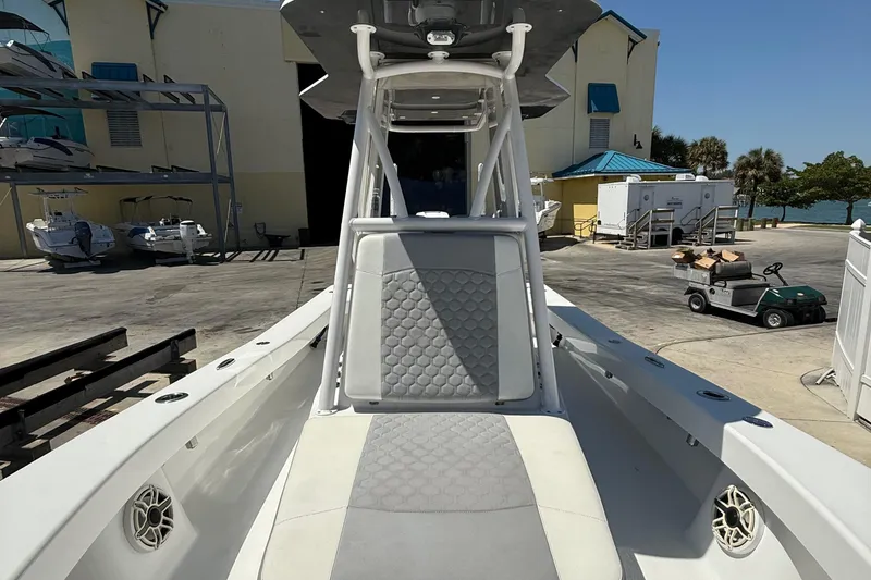 Slide: The Image of 2022 ZCB 26 Freemason boat with sleek design and comfortable seating. - 3