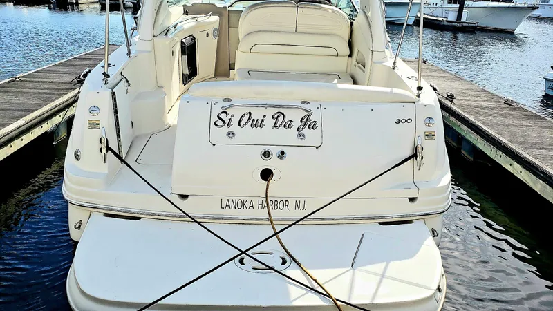 Slide: The Image of 2002 Sea Ray 300 Sundancer docked at Lanoka Harbor, NJ. - 5