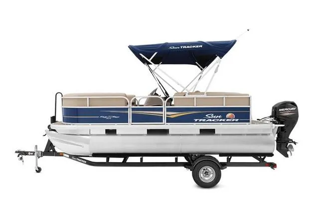 Slide: The Image of Sun Tracker Party Barge 18 DLX 2020 - 5