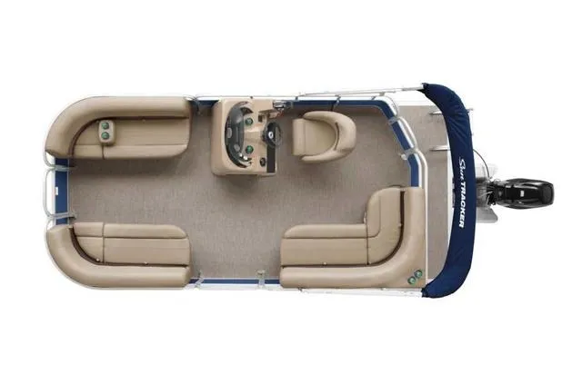 Slide: The Image of Sun Tracker Party Barge 18 DLX 2020 - 6