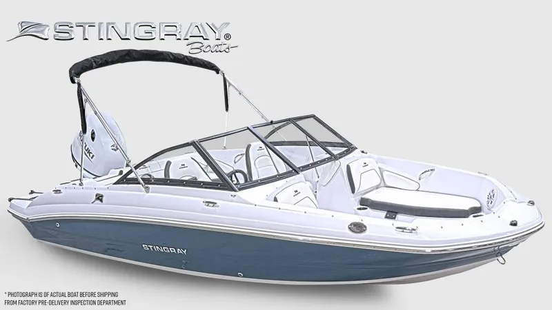 The Image of 2025 Stingray 191 DC boat with sleek design and modern features. - 1
