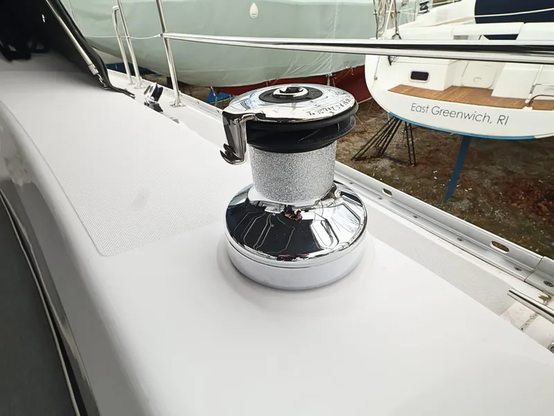 Slide: The Image of 2021 Catalina C355 sailboat winch on deck, East Greenwich, RI. - 11