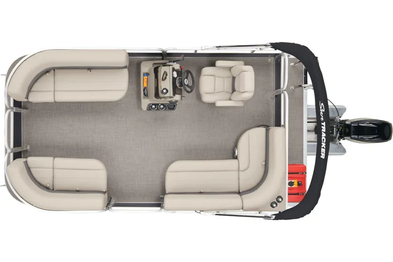 Slide: The Image of Sun Tracker Party Barge 16 DLX 2025 - 10