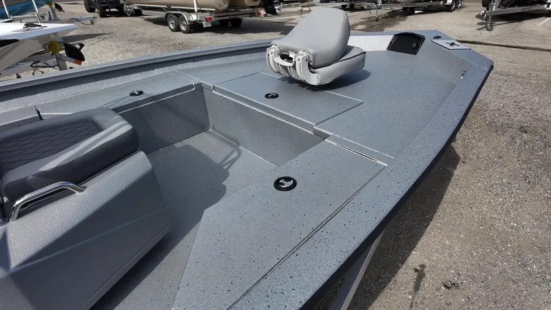 Slide: The Image of 2025 Xpress H20B boat deck with seating, showcasing modern design and functionality. - 18