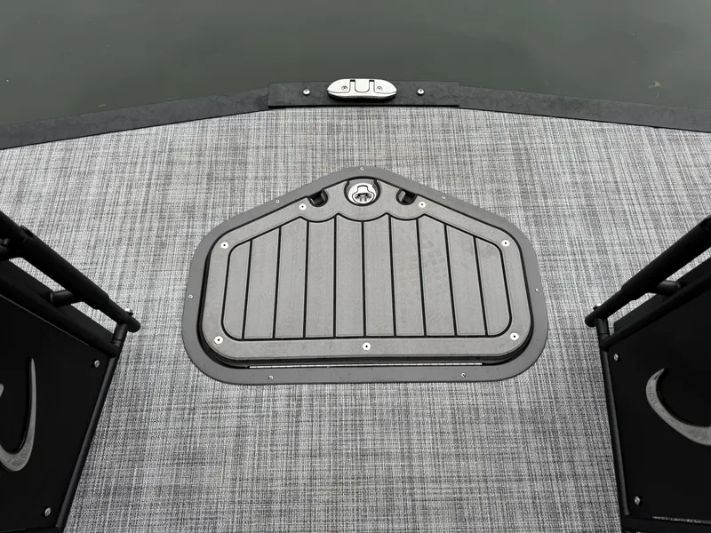 Slide: The Image of Pontoon boat deck of 2025 JC Neptoon Sport 23TT DSL with textured flooring. - 10