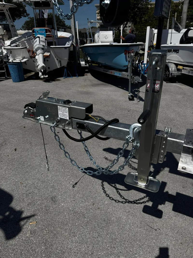 Slide: The Image of Trailer hitch and winch system on a 2025 Trailer 17-30 model. - 4