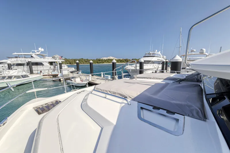 Slide: The Image of Luxurious interior of the 2023 Aquila 54 Yacht. - 48