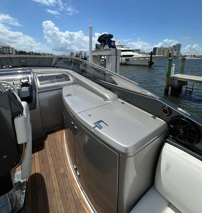 Slide: The Image of Luxury 2015 Riva Rivarama Super yacht interior with sleek design and waterfront view. - 21