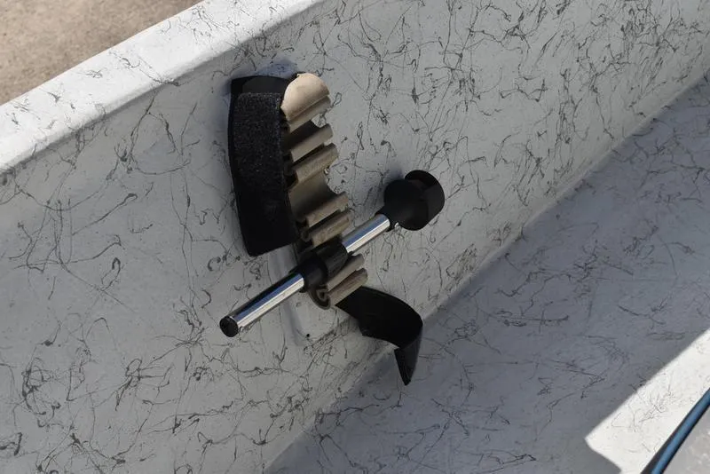 Slide: The Image of Boat interior detail with mounted accessory on a Kenner 16v, 1996 model. - 1