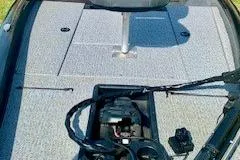 Slide: The Image of 2023 Tracker Pro Team 175 TXW boat interior with seating and equipment. - 4
