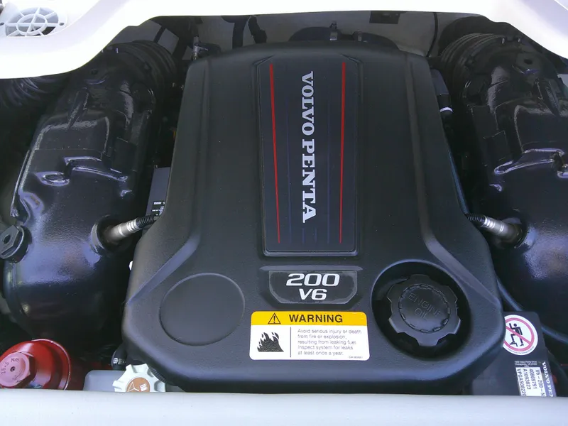 Slide: The Image of Volvo Penta 200 V6 engine in 2020 Regal 1900 ES Bowrider boat. - 13