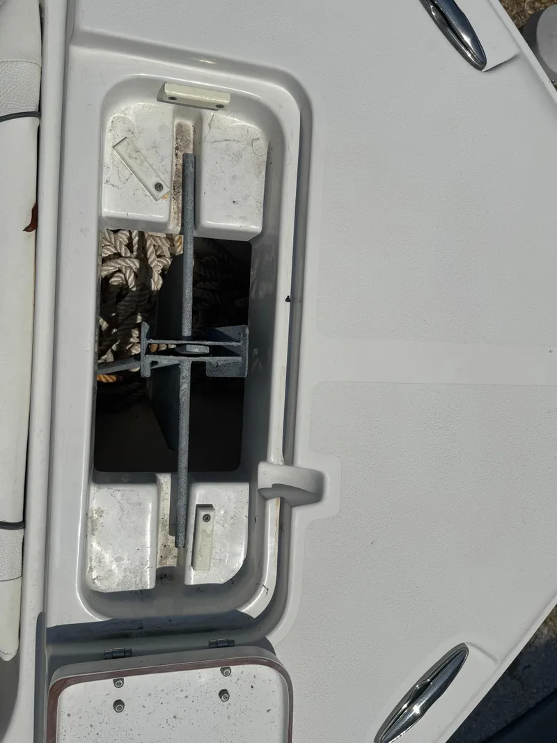 Slide: The Image of Anchor storage compartment on 2015 Sea Hunt Ultra 234 boat. - 25