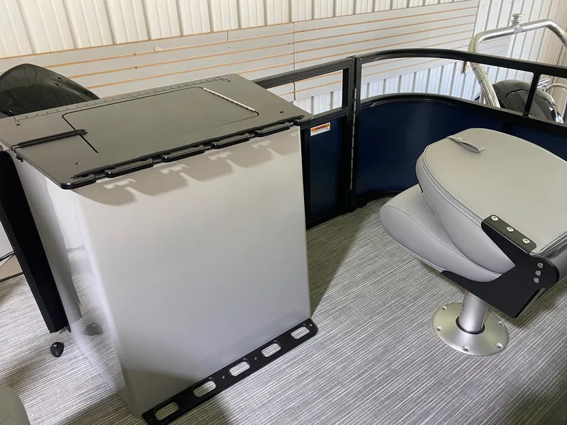 Slide: The Image of 2022 Viaggio Del Mar 18 Fish interior with seating and storage unit. - 4