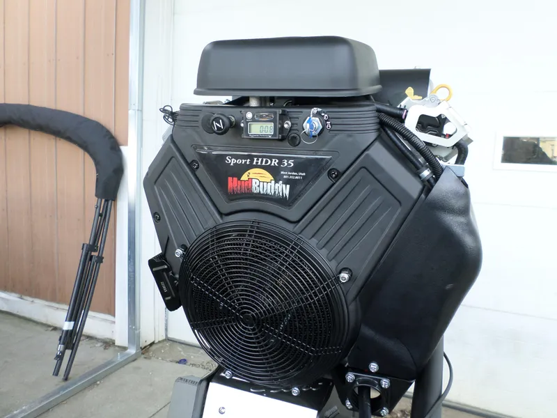 Slide: The Image of 2024 Gator Trax 16 Marsh Series with Mud Buddy Sport HDR 35 engine. - 2