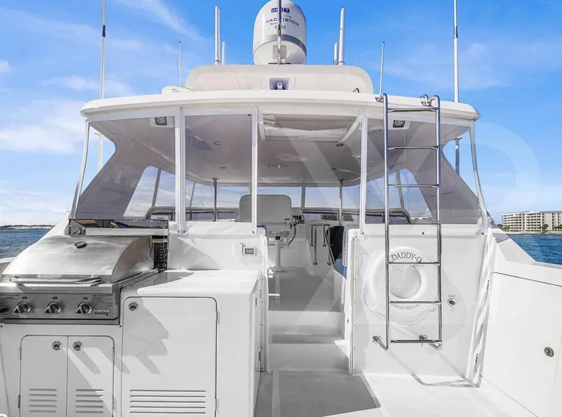 Slide: The Image of 2023 Outer Reef Yachts 720 Azure Custom Cockpit Motoryacht, featuring sleek design and spacious deck. - 26