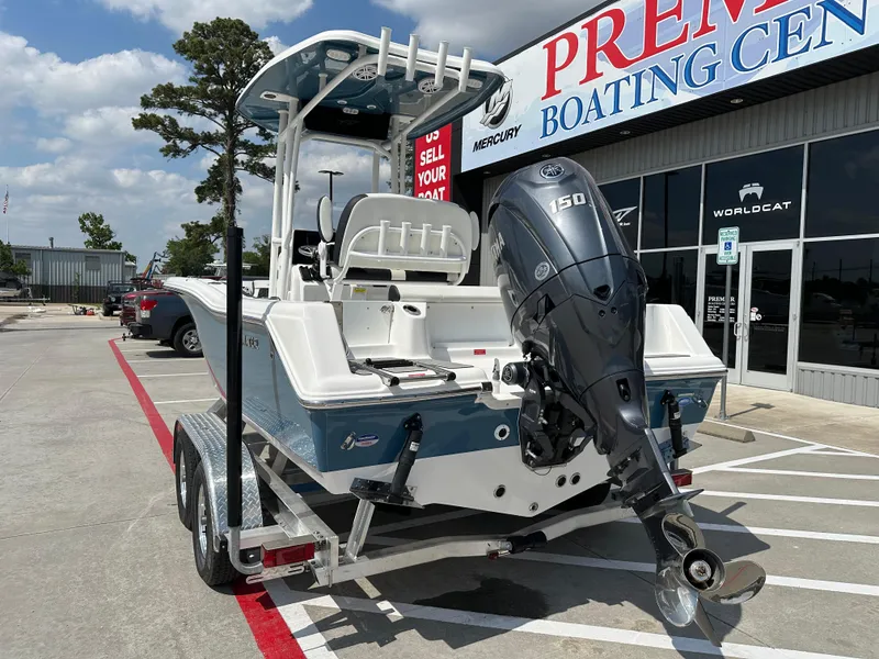 Slide: The Image of 2025 Tidewater 210CC boat with Mercury engine at Premier Boating Center. - 9