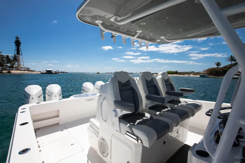 Slide: The Image of Invincible 35 Emanon - Exterior Helm - 14