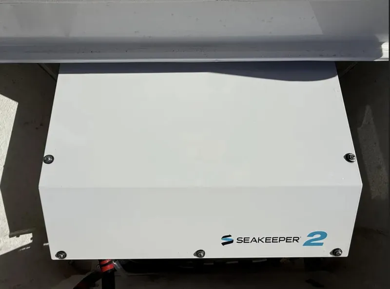 Slide: The Image of Seakeeper 2 stabilizer installed on 2021 Sea Hunt Gamefish 30 Forward Seating boat. - 17